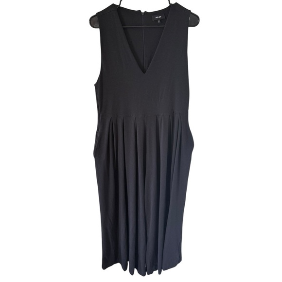 ME+EM Black Sleeveless Wide Leg Jumpsuit - Picture 1 of 6